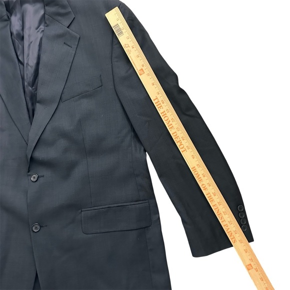 Ralph Lauren 44 Tall Navy Wool Cashmere
Blazer Sport Coat 2 Button - Picture 3 of 15